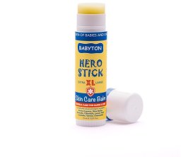 Babyton, Balsam do pielęgnacji skóry w sztyfcie XL, bezpieczny od narodzin, Hero Stick, 15 ml