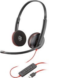 Blackwire C3220 Stereo USB-C Headset +Carry Case