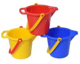 PLASTO Wiaderko z dzióbkiem 2L 14cm PLA2297 mix cena za 1 szt