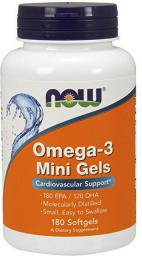  NOW Foods Omega 3 Mini Gels 180 kaps.