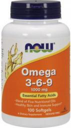  NOW Foods Omega 3-6-9 1000mg 100 kaps.