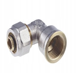 Kolano GW zaciskane TurboSKIN mosiądz 20x3/4 (skręcana)9465516-02