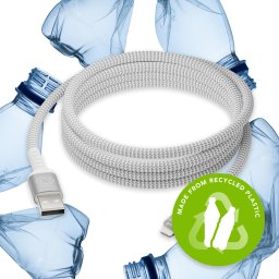 Kabel USB dbramante Lightning - USB-A 2.5 m Biały (CB25ALGR7119)