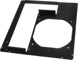  DimasTech Płyta tylna obudowy Mini-ITX, 2 gniazd, Czarna (S0026GB)