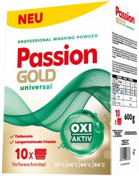 PASSION GOLD Professional Proszek do prania Uniwersalny 600 g