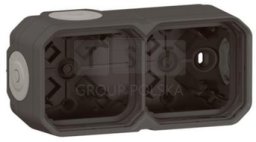 Legrand Plexo New obudowa podwójna 069602L poziomy i pionowy antracyt 1 (069602L)
