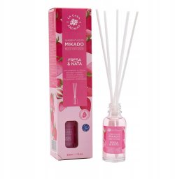 La Casa de los Aromas LA CASA DE LOS AROMAS_Patyczki zapachowe Truskawki i Śmietana 30ml