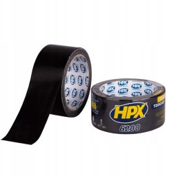 Gaffatape sort,  48 mm x 25 m