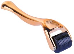 Veido mikroadatinis volelis Single Microneedle Roller Gold en Handle