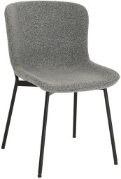 Kėdė Home4You Manolo, 48x59x50/83 cm, pilka