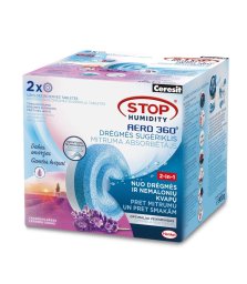THI Drėgmės, blogų kvap. rinkt. Aero 360° tab., levandos, 2x450g