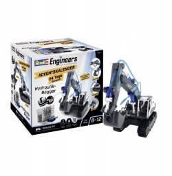 Revell - Advento kalendorius Engineers Hydraulic Excavator, 1/24, 01054