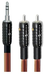 Kabel minijack WireWorld NANO-ECLIPSE Rodzaj kabla: M-jack - 2xRCA (ECN), Długość: 1 m