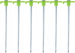 ŚLEDZIE DO NAMIOTU 19CM KPL. 6SZT METAL PLASTIK CAMP ACTIVE