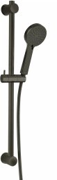 N365GM / FERRO / RILLO / ZESTAW NATRYSKOWY PRZESUWNY,  3-FUNKCYJNY, GUN METAL