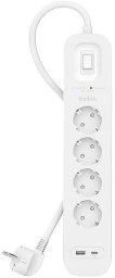 Surge Protection with USB C 4 Outlet
