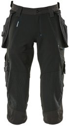 MASCOT 17049-311-09, Pants, Any gender, Black, Elastane, Nylon, 8%, STANDARD 100 by OEKO-TEX