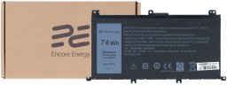 Nowa bateria Encore Energy do Dell Inspiron 15 5576 5577 7557 7559 7567 7566 74Wh 11.1V 6600mAh 357F9