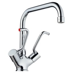 Bateria kuchenna Ideal Standard Handi wysoka z wylewką U chrom dwuuchwytowa (771444)