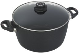 Swiss Diamond Suppegryde m/låg 28 cm 8L, induktion Sort