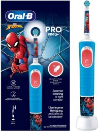 Szczoteczka Braun Elektryczna Vitality Pro Kids Spiderman + Extra Refill (773659)