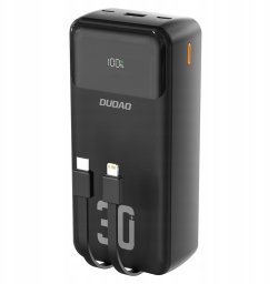 Dudao K15Max powerbank 30000mAh 22.5 Watt Sort