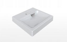 CLARO MINI SET WASHBASIN,DRAIN,BRACK.WH.