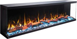 Kominek elektryczny LED ścienny UNIQUE 180 cm BEZ GRZANIA  AFLAMO tel. 504-924-921 LIDER BRANŻY KOMINKOWEJ W POLSCE- zadzwoń!