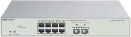 Switch Usorteret Reyee 10-Port Muti-Gigabit Layer 3 Managed Switch, 8x PoE++, 2x SFP+, 370W Switche (RG-NBS5300-8MG2XS-UP)