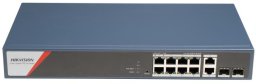 Hikvision DS-3E1512HP-SI-8P2T2F Managed Switch PoE - Switch - 1 Gbps (DS-3E1512HP-SI-8P2T2F)