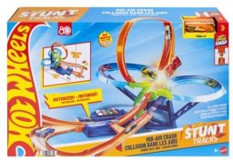 Hot Wheels Tor samochodowy The Hot Ones - Powietrzna kraksa (JFD12) (965-2558)