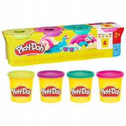 Play-Doh 4 Pack 340 g - Vibrant