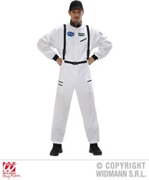 Hvidt astronaut kostume