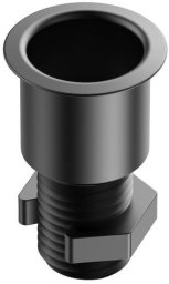 Solution for cables through desk 35mm black