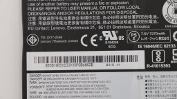 Bateria Lenovo 56Wh Lithium-ion battery for Lenovo laptops 5B10R51233,