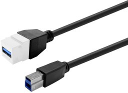 Kabel USB VivoLink Keystone White USB3,0  A-Female to USB3,0 B-Male
