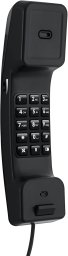 Doro 901c, Analog telephone, Wired handset, Black