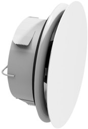 LINDAB Frontplade AIRYFP ROUN Ø160 mm, cirkulær til montage i AIRYB ventilhus, farve RAL9003.