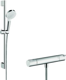 Zestaw prysznicowy Hansgrohe HG Ecostat 1001CL zestaw termostatów - w tym Crometta Vario jet 65cm, bez rozety/śruby