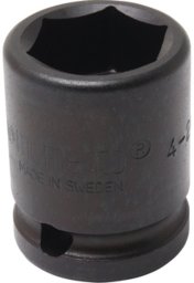 Krafttoppe firkant 1/2 kort - 19 mm momento