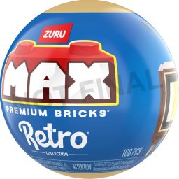 MAX RETRO Bricks set in capsule