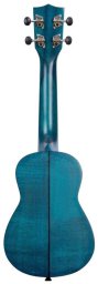 Kala KA-SEMB Mahogany Soprano ukulele, blue