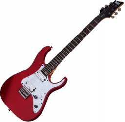 Schecter SGR Banshee-6 electric guitar, Metallic Red