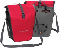 Vaude Aqua Back side bags, red, pair