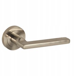 Door handle DH 98A, universal, stainless steel color.