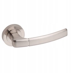 Door handle DH 91A, universal, stainless steel color.