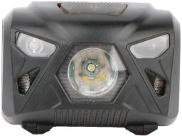 Rechargeable headlamp ENTAC, IP54, 5W, 150 lm, USB rechargeable, black