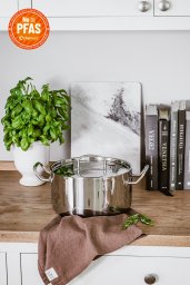 Heirol Steely Classic Triply saucepan, 24 cm / 5.5 L
