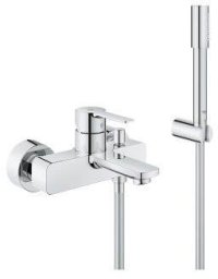 GROHE Lineare, Bathtub & shower, Lever handles, Metal, 1/2", Chrome