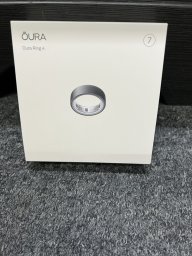 Oura Ring 4 Smart Ring, Stealth, Size 7